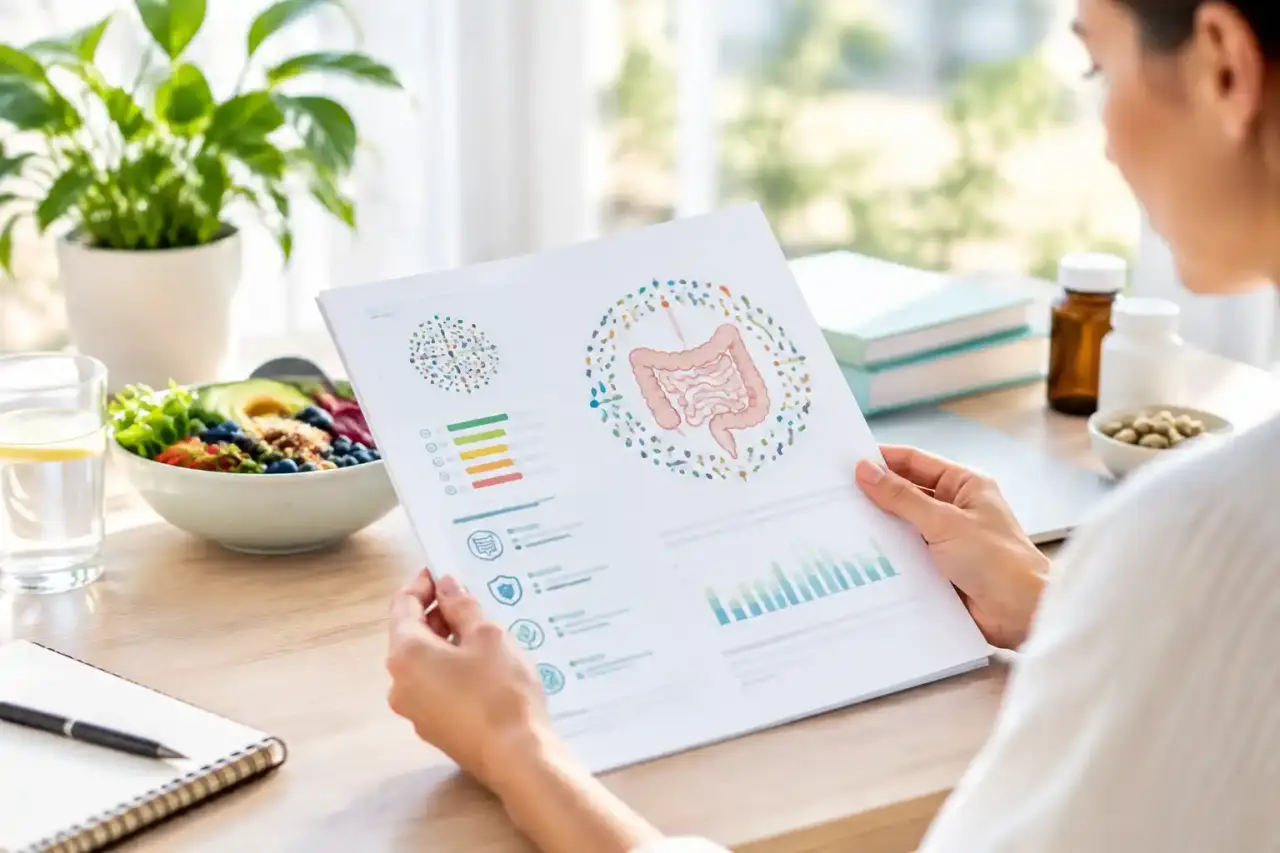 Analyse scientifique du microbiome dans un laboratoire moderne
