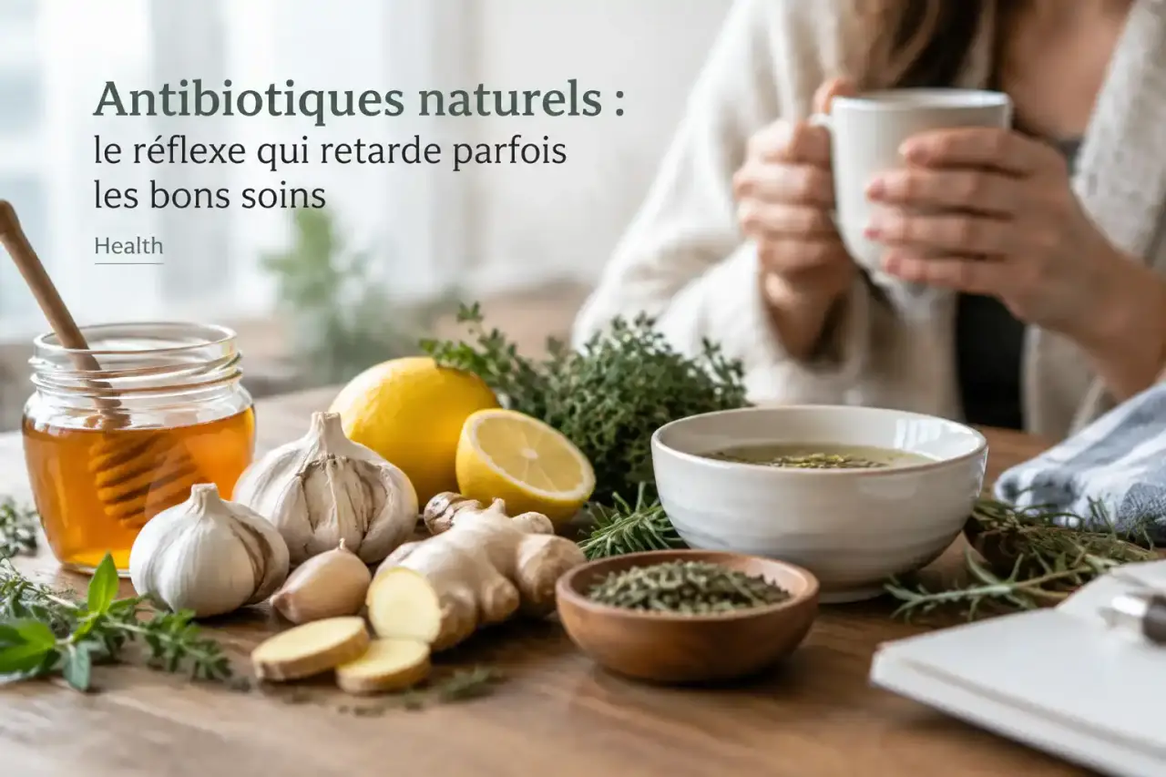 Antibiotiques naturels : le réflexe qui retarde parfois les bons soins